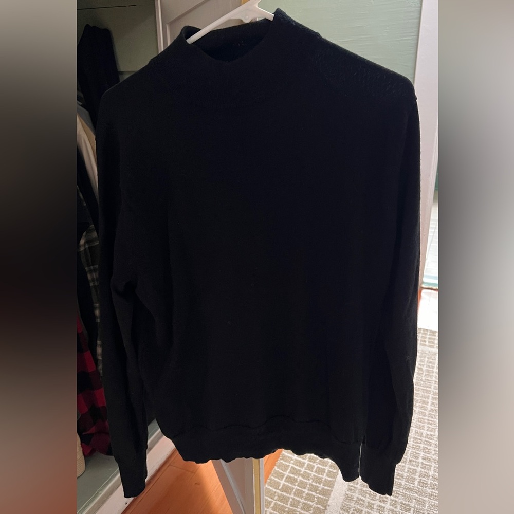 JCrew Merino Wool Mock Neck Sweater Size M